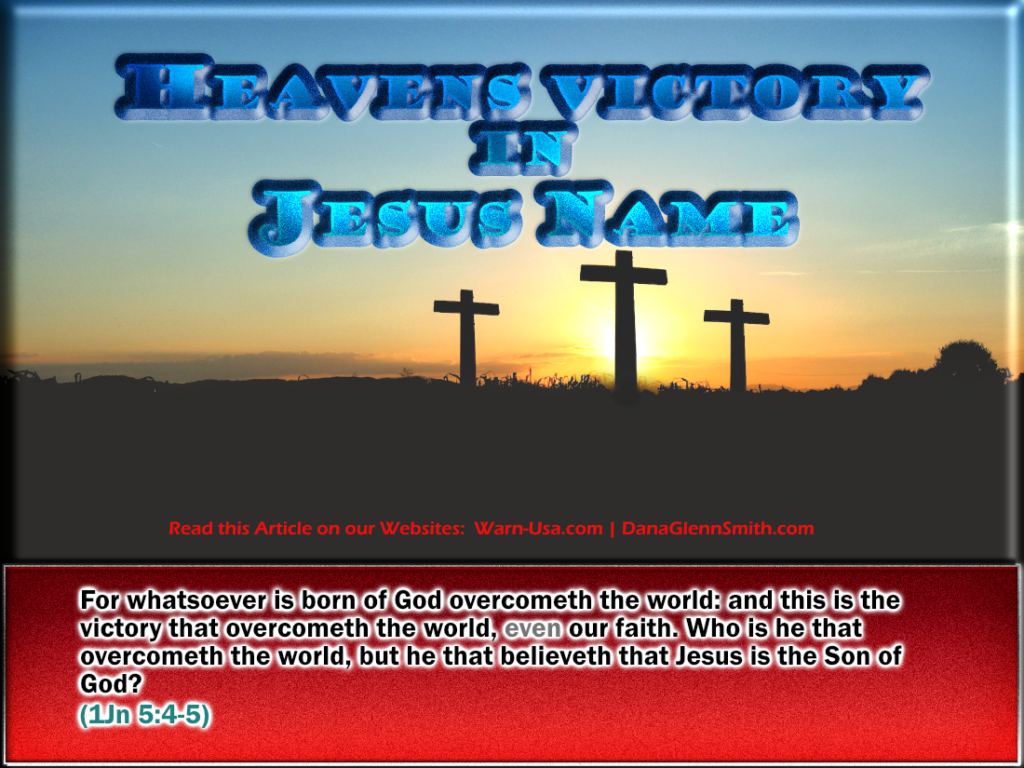 Heavens Victory in Jesus Name Three Crosses
